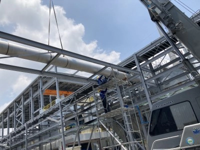 不鏽鋼直管#配管吊裝