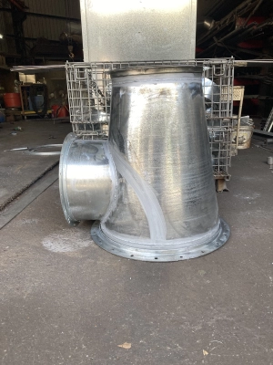 鍍鋅全焊管-大小三通管